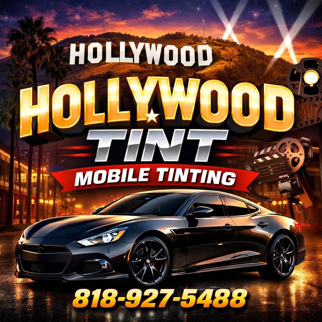 Instagram post: Hollywood theme integrated into tinting brand