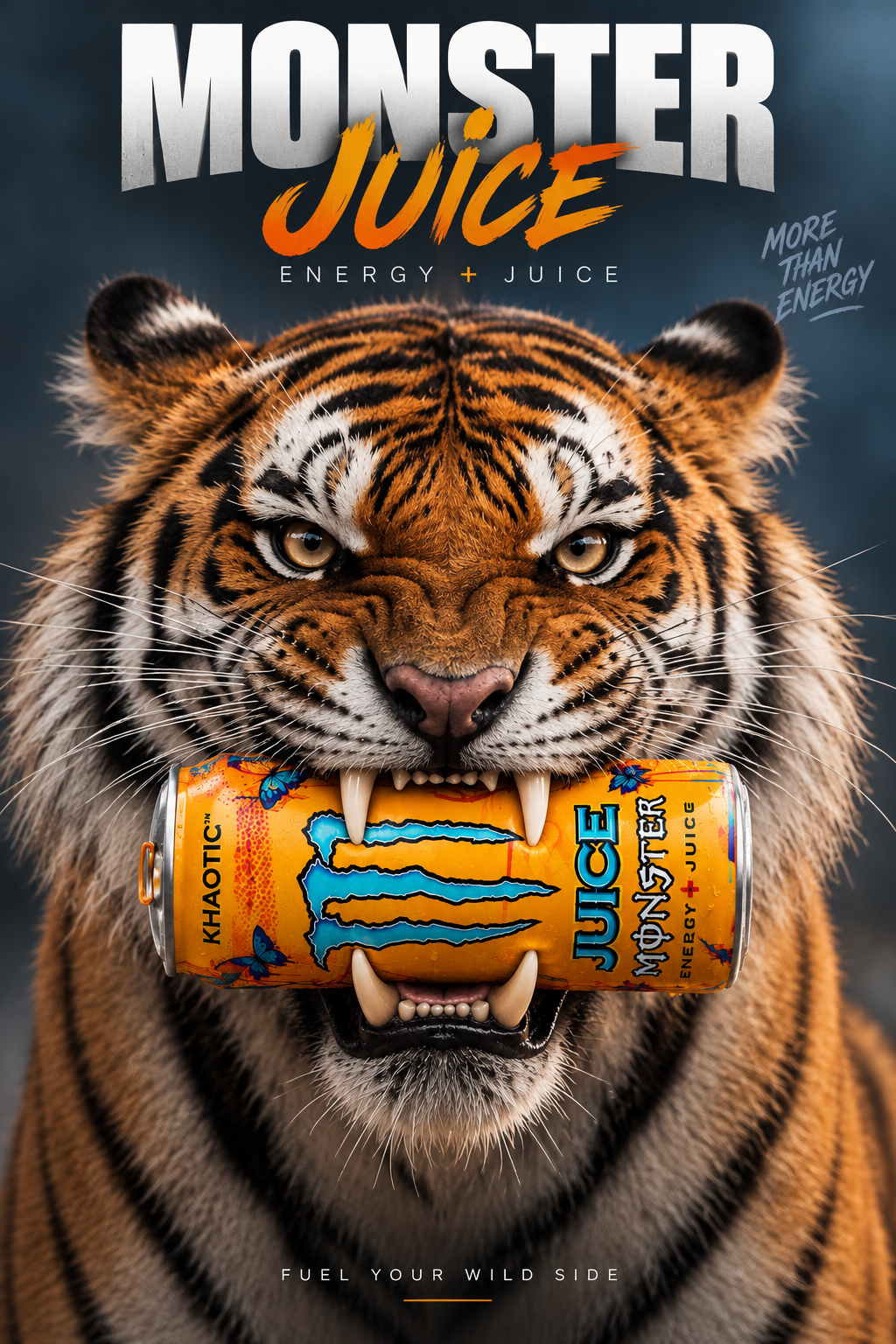 Story: Tiger grips can in striking brand portrait