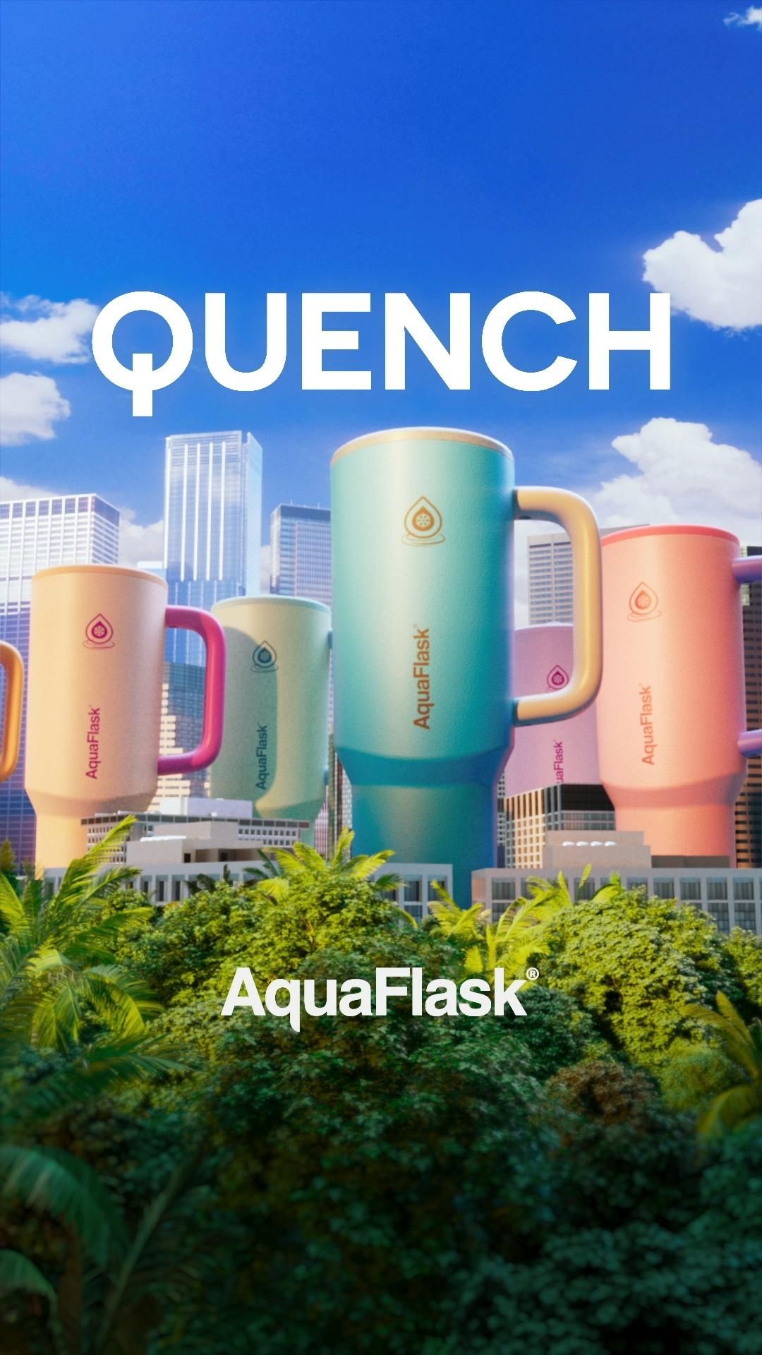 Story: Giant mugs transform into cityscape
