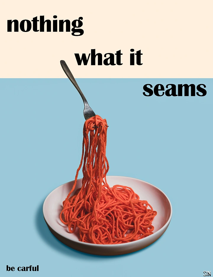 Instant Noodles & Pasta Brands creative ad: Unexpected noodle color supports deceptive-copy concept