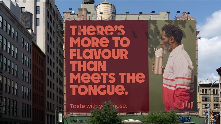 Bars & Pubs creative ad: Witty flavour-through-scent billboard concept
