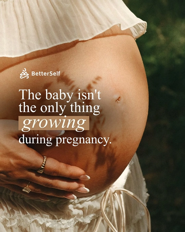Maternity Hospitals & Gynaecologists creative ad: Growth metaphor tied to pregnancy