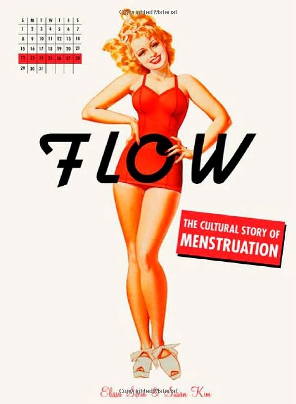 Period Care & Feminine Hygiene creative ad: Retro cultural-history poster treatment