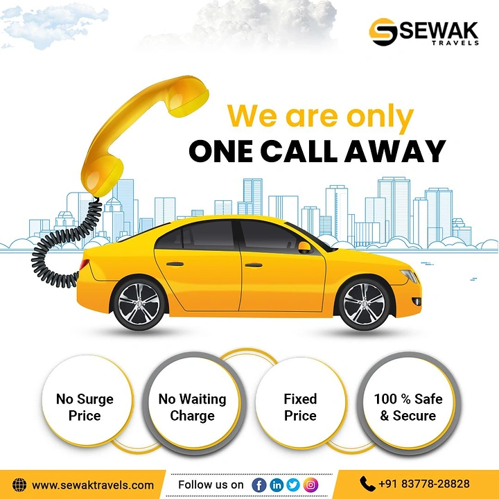 Taxi & Cab Services creative ad: Oversized telephone creates clear call metaphor