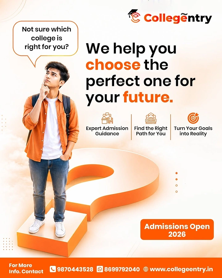 Universities & Colleges creative ad: Question-mark metaphor for choosing colleges