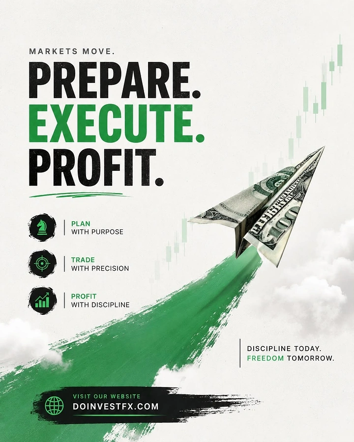 Stock Brokers & Investing creative ad: Dollar paper plane rising, bold type