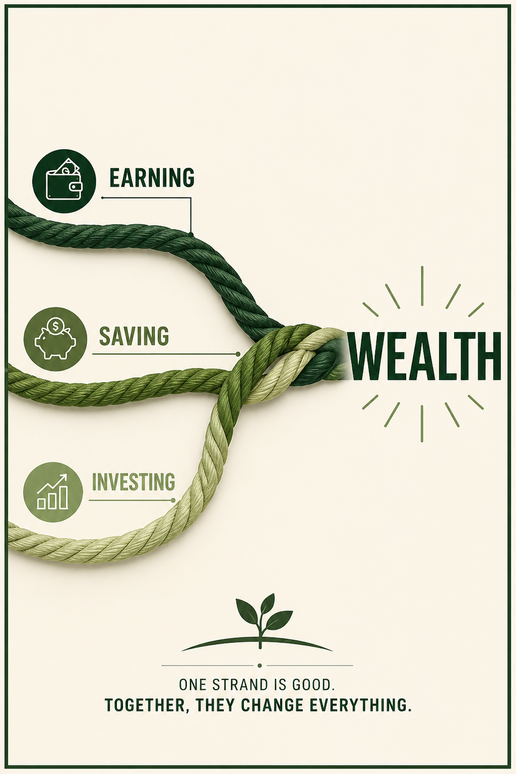 Story: Ropes of earning, saving, investing knotted into wealth