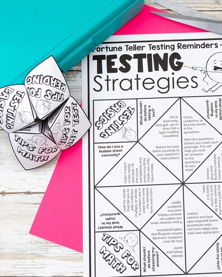 Test Prep & Exam Coaching creative ad: Fortune-teller game teaches testing reminders