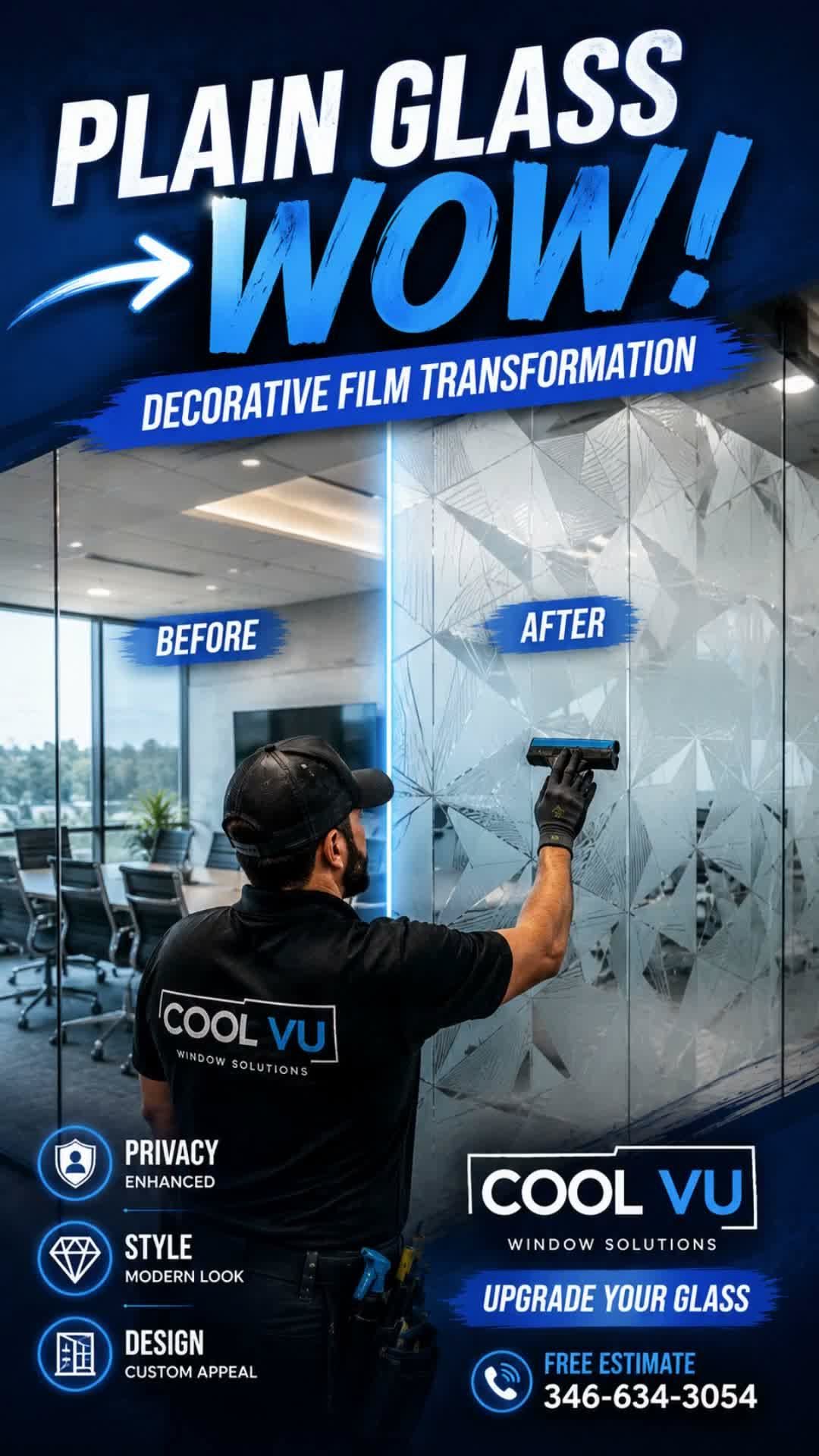 Story: Plain-glass-to-wow transformation concept