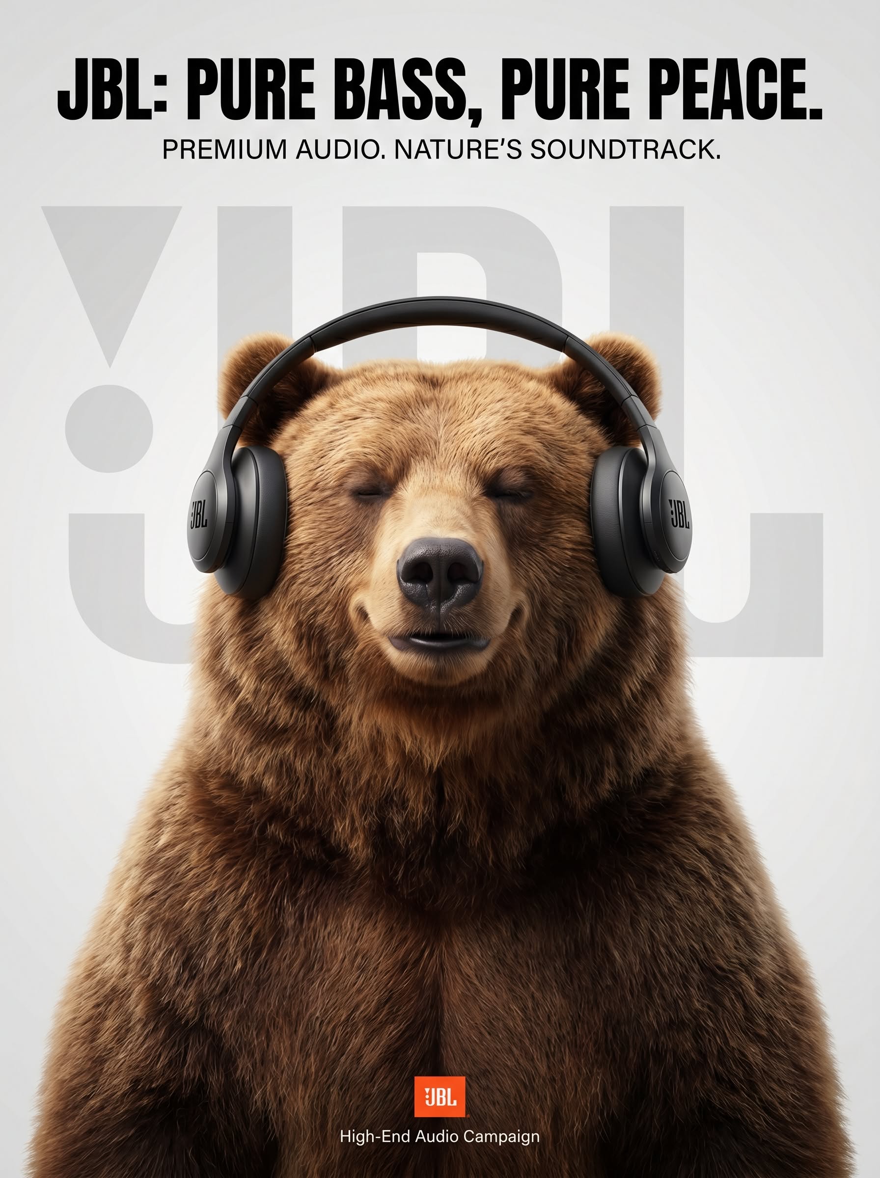 Instagram post: Bear embodies pure bass and peace