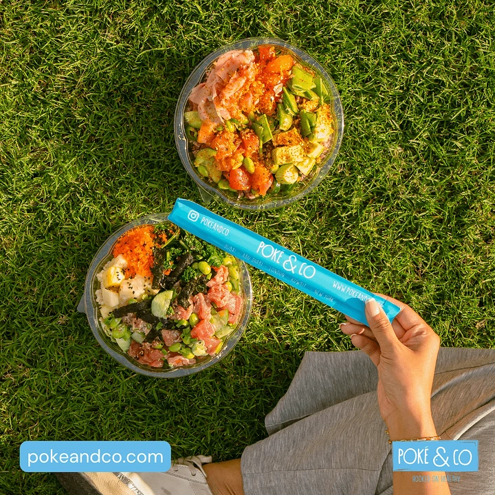 Salad Bars & Healthy Restaurants creative ad: Branded poke ruler creates visual measuring idea