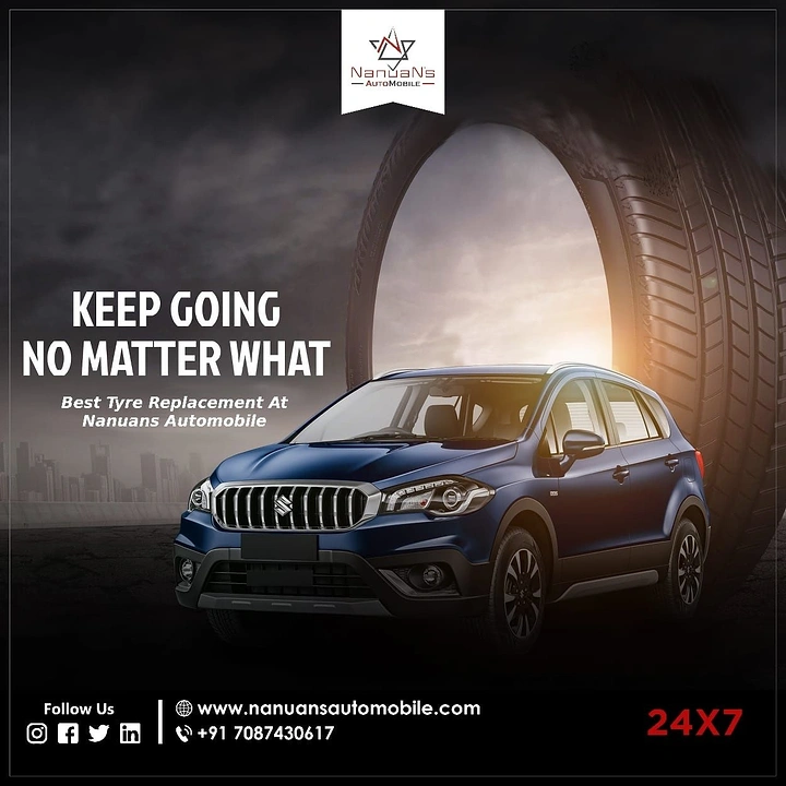 Towing & Roadside Assistance creative ad: Archway creates a keep-going visual metaphor