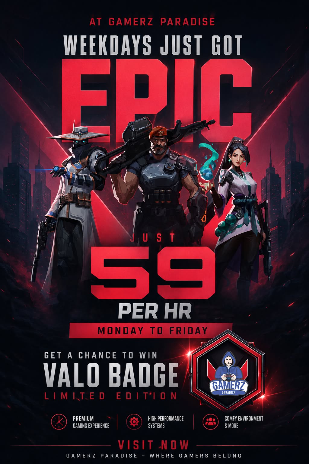 Story: 'Weekdays just got epic' cafe offer copy