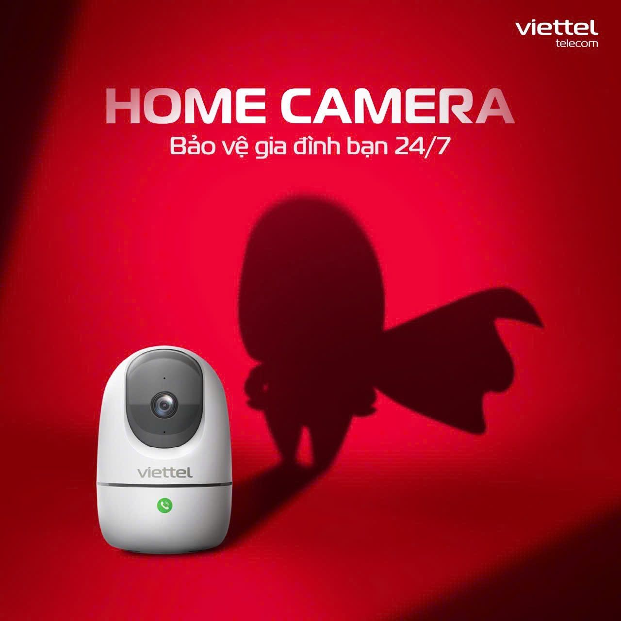Instagram post: White home security camera casting a superhero shadow