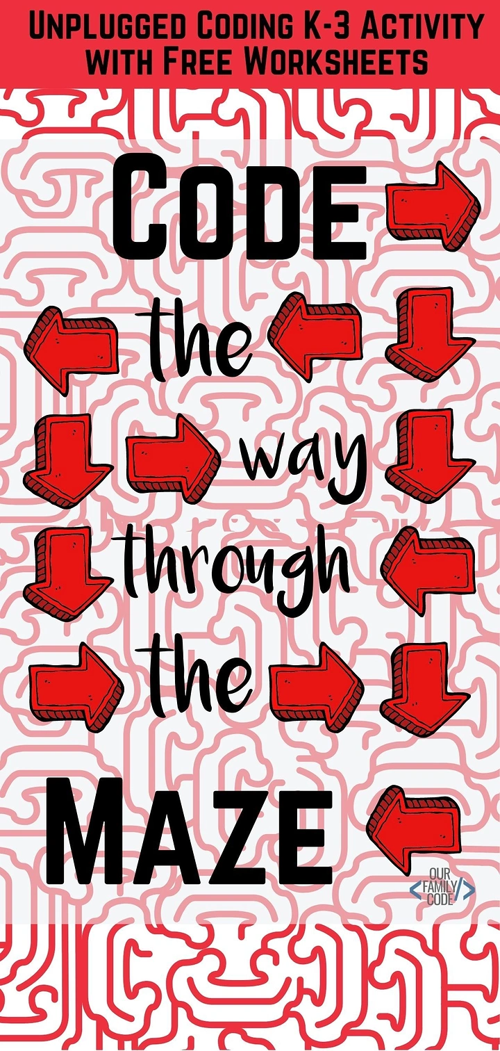 Robotics & STEM Classes creative ad: Maze metaphor makes coding activity memorable