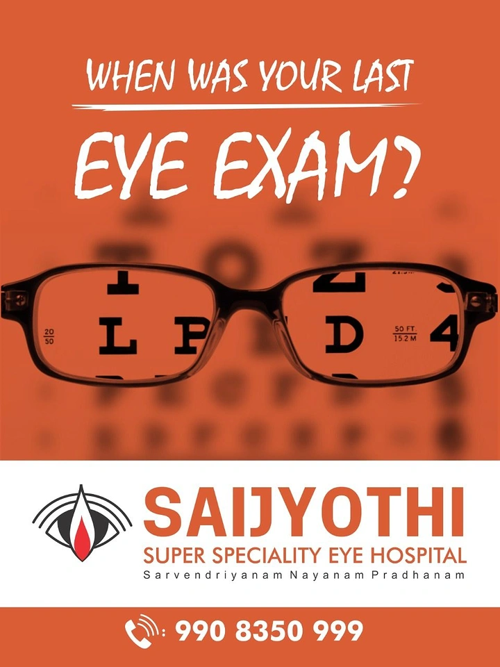 Opticians & Eye Care creative ad: Glasses sharpen blurred eye chart letters