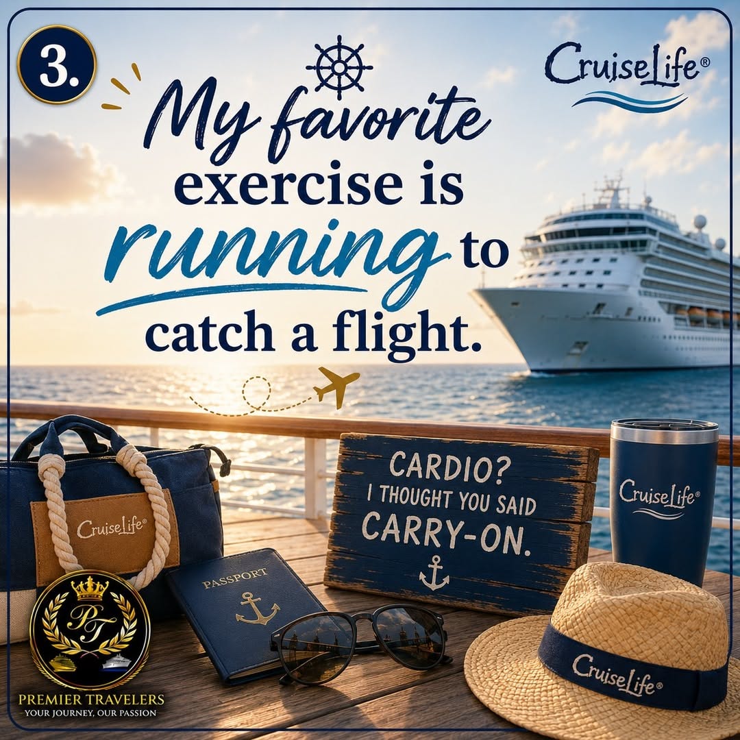 Instagram post: Running-to-flight travel wordplay