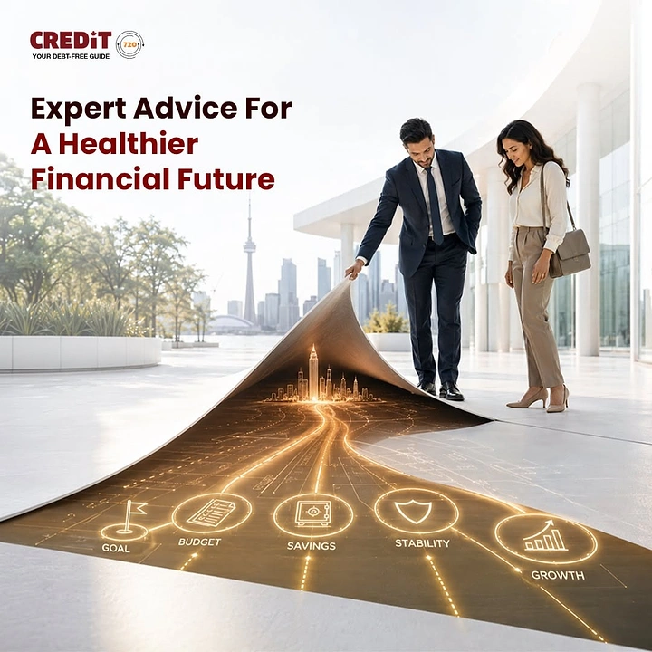Credit Repair & Credit Score Services creative ad: Financial future visualized as illuminated path