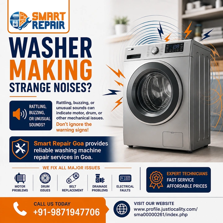 Appliance Repair creative ad: Strange-noises hook ties copy to visuals