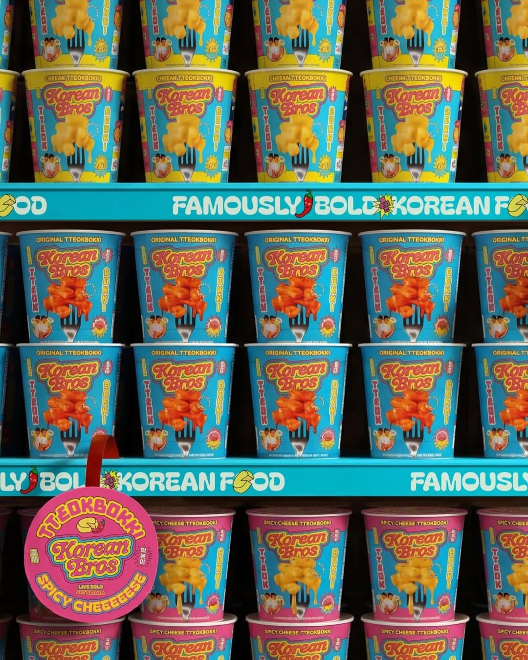 Instagram post: Sticker-covered head visualizes bold brand identity, slide 5