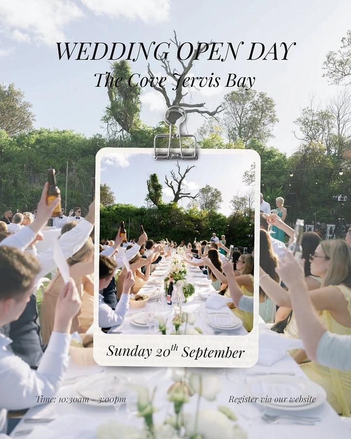 Banquet Halls & Venues creative ad: Clipped photo card frames the feast