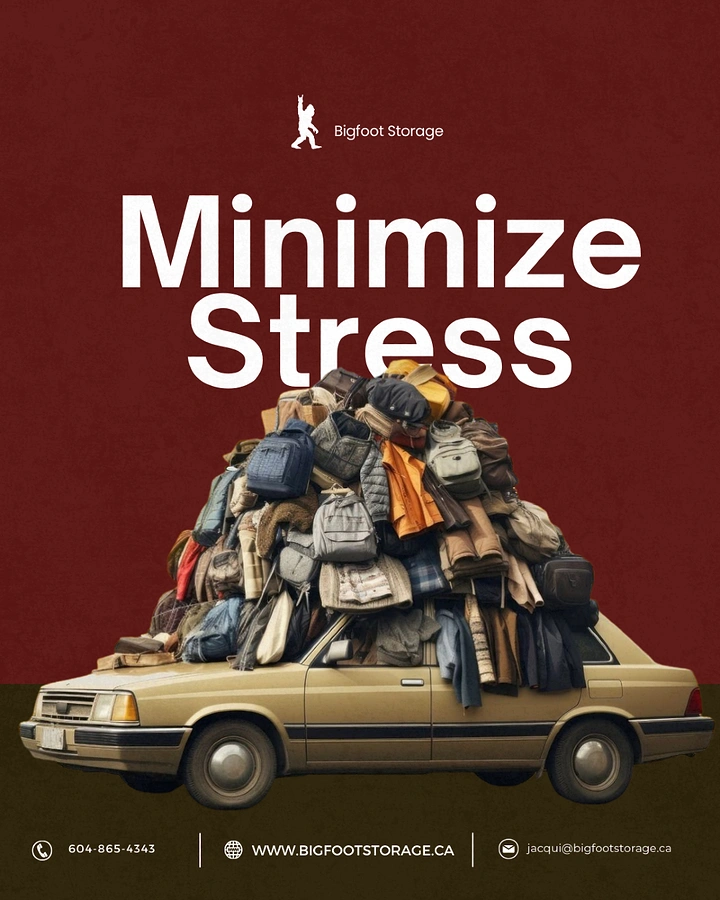 Movers & Packers creative ad: Overloaded car pile visualizes moving stress