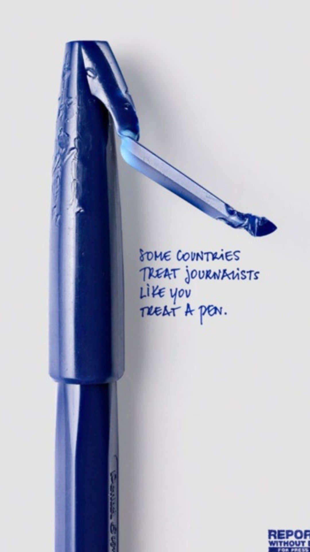 Story: Oversized pen supports witty editorial message