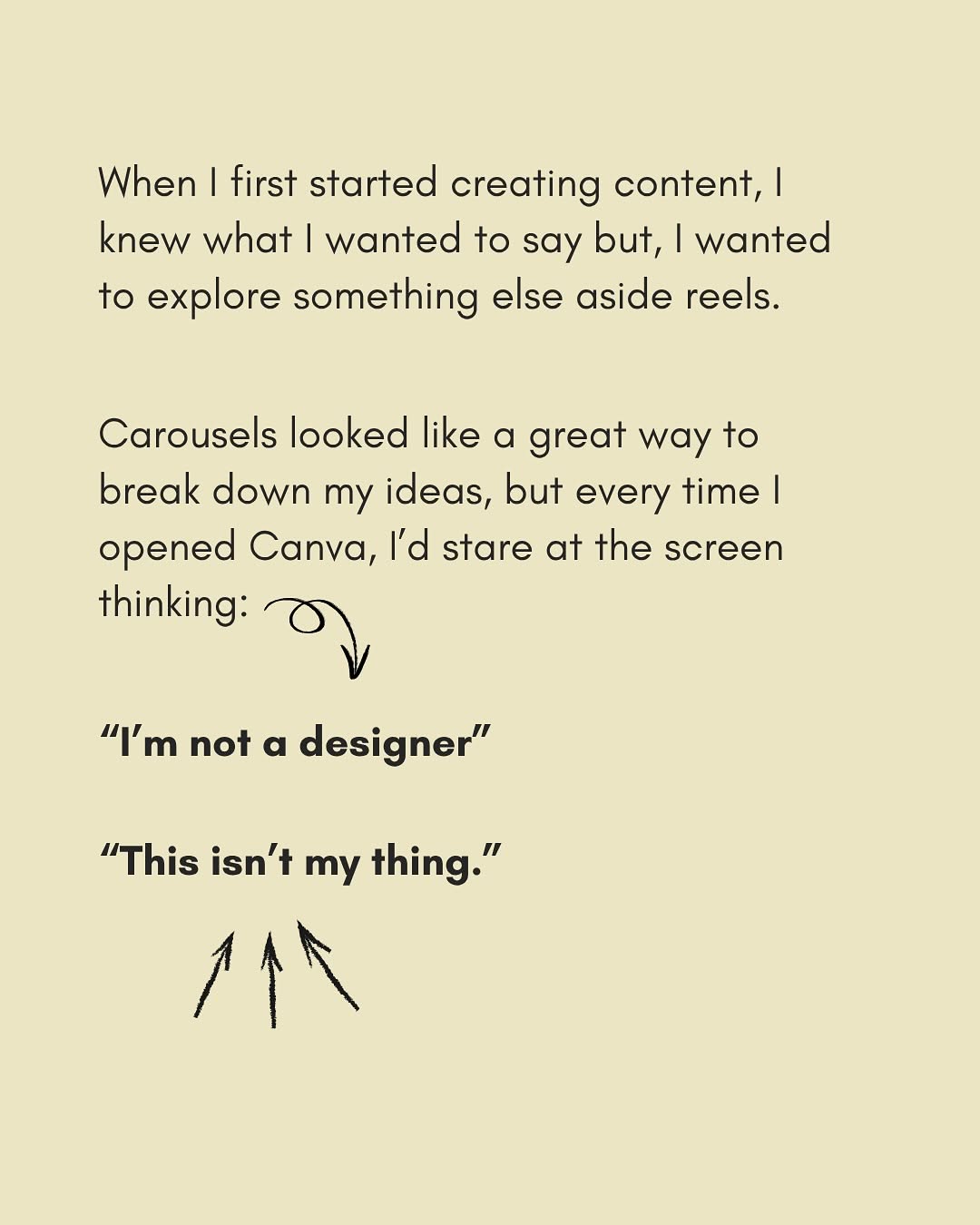 Instagram post: Portrait and curved headline create hook, slide 2