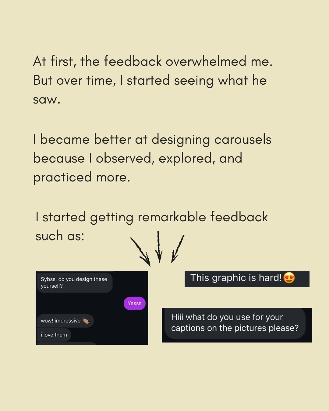 Instagram post: Portrait and curved headline create hook, slide 4