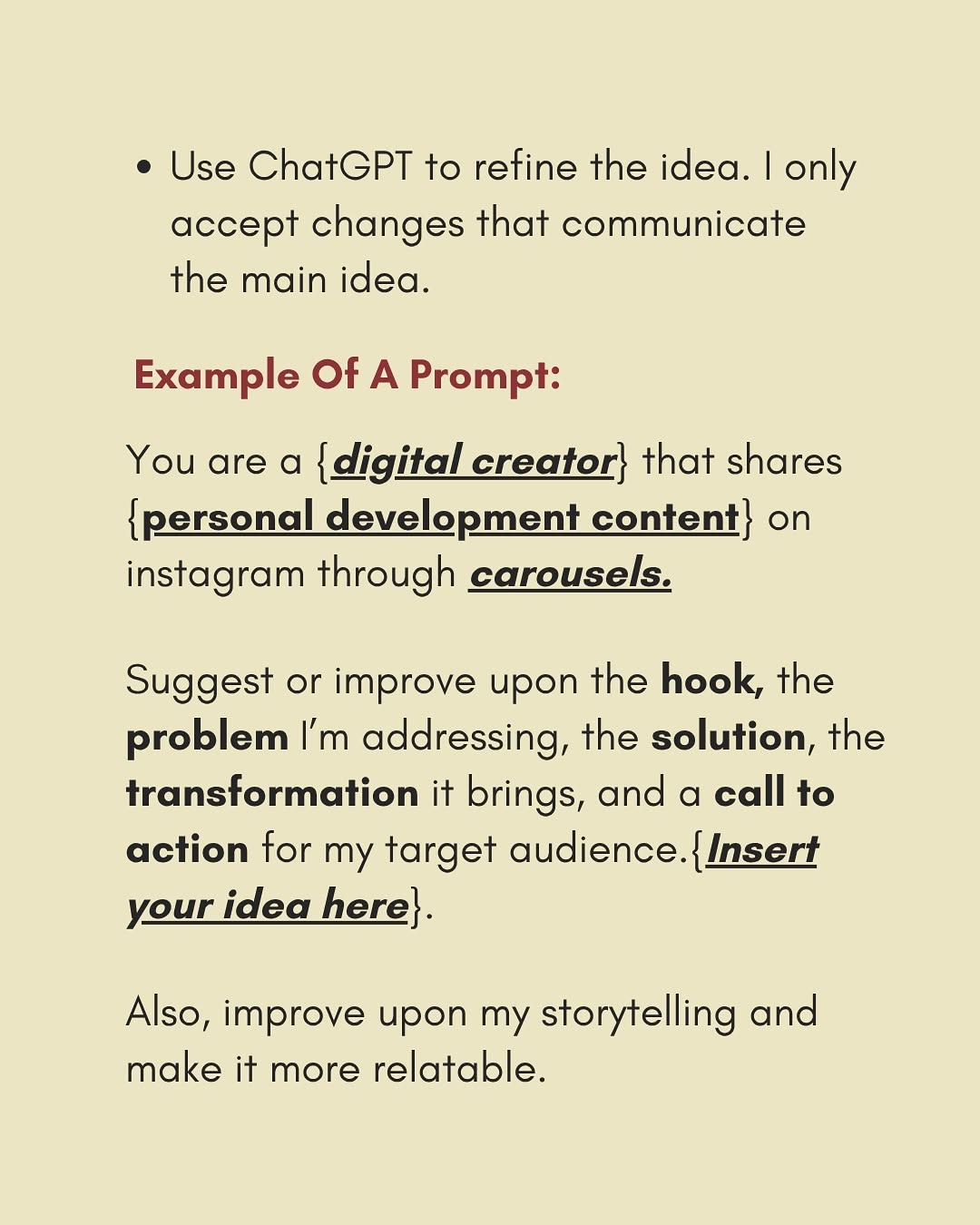 Instagram post: Portrait and curved headline create hook, slide 6