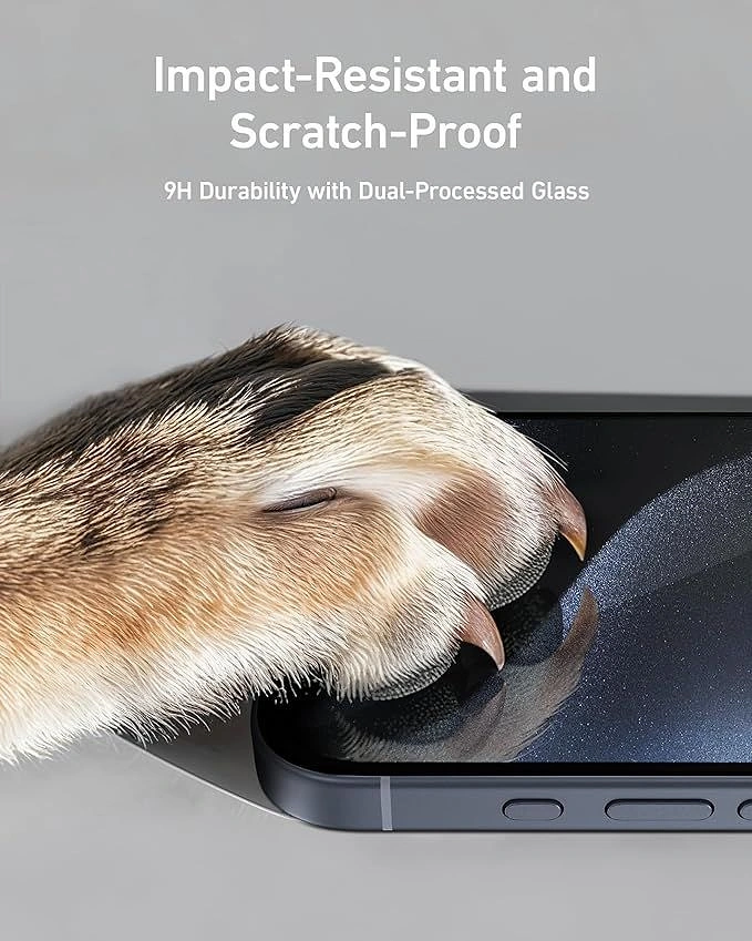 Phone Cases & Mobile Accessories creative ad: Pet paw humor demonstrates case durability