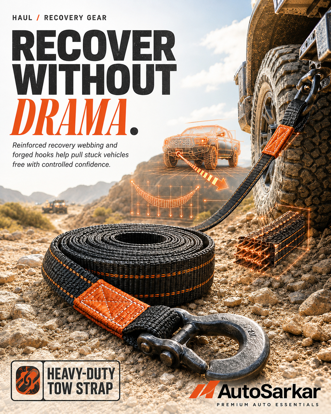 Instagram post: Recovery gear creates a striking product metaphor
