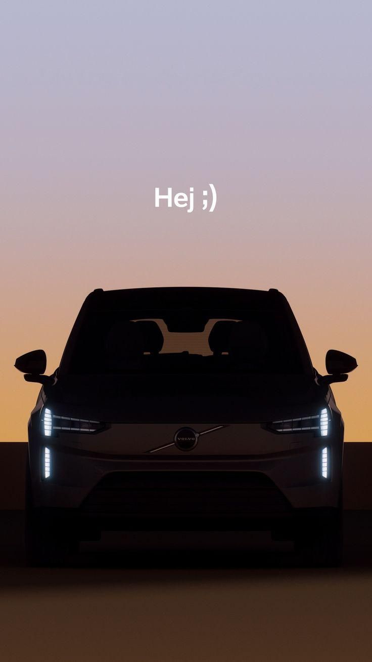 Story: Front-view silhouette of an SUV against a dusk sky