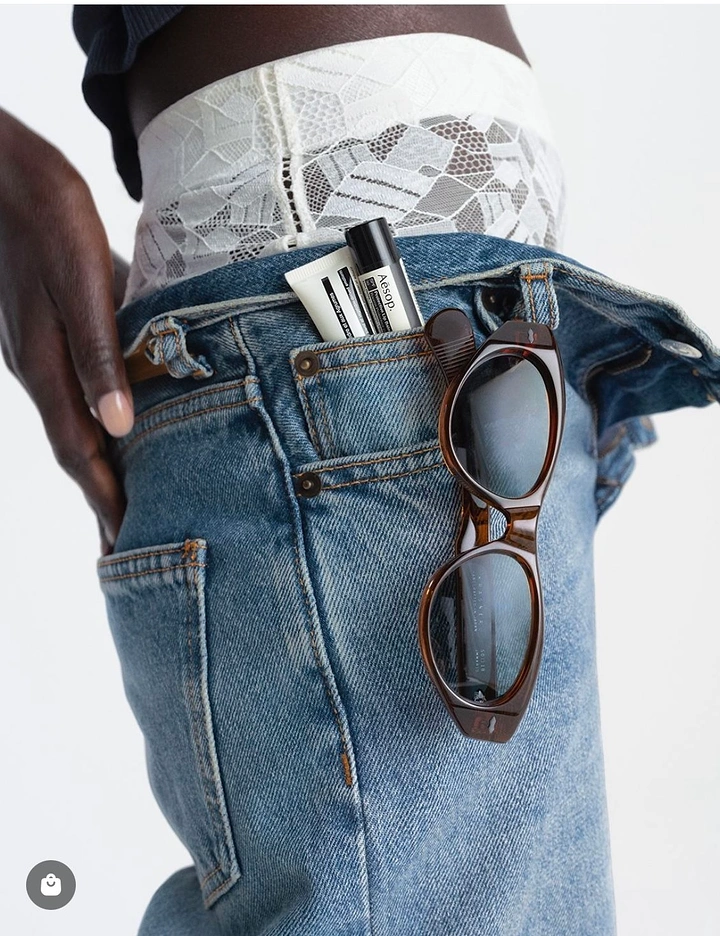 Denim & Jeans Brands creative ad: Pocket becomes useful fashion still life
