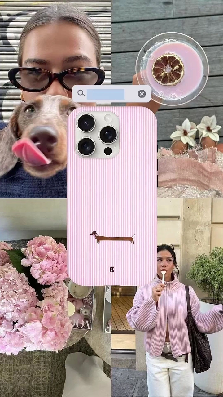 Phone Cases & Mobile Accessories creative ad: Playful mirror collage with oversized case