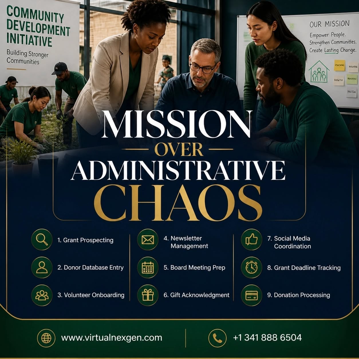 Instagram post: Administrative chaos becomes a strong campaign theme