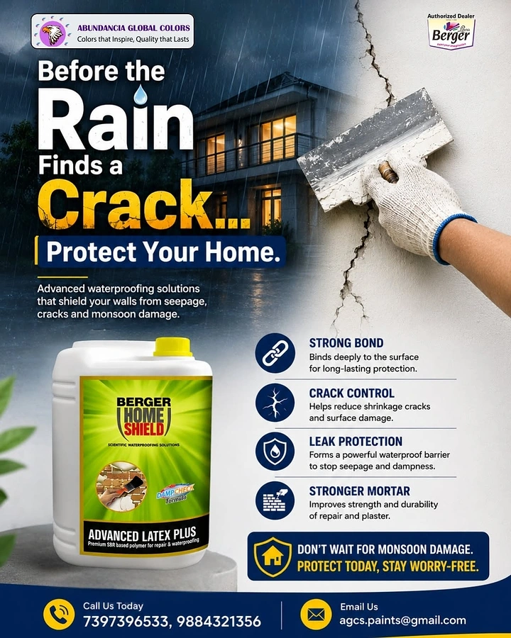 Waterproofing creative ad: Crack visual makes copy memorable