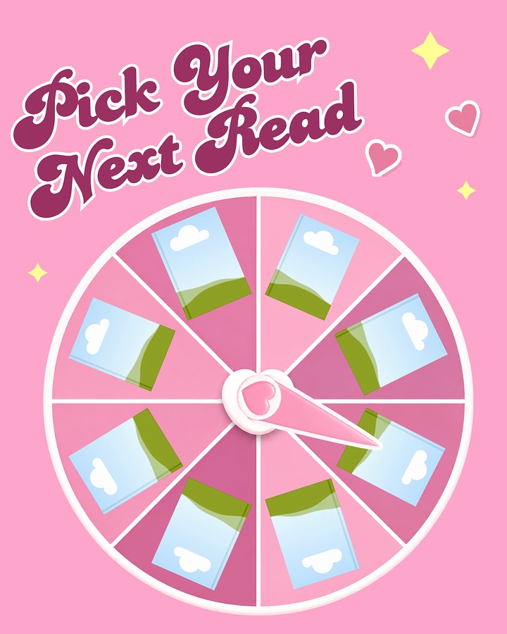 Bookstores creative ad: Spin-the-wheel book picker game idea