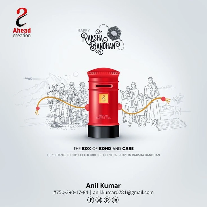 Raksha Bandhan creative ad: Post box as the 'box of bond'