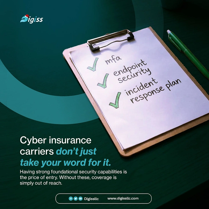 Cybersecurity Companies creative ad: Checklist visualizes proof-based cyber insurance