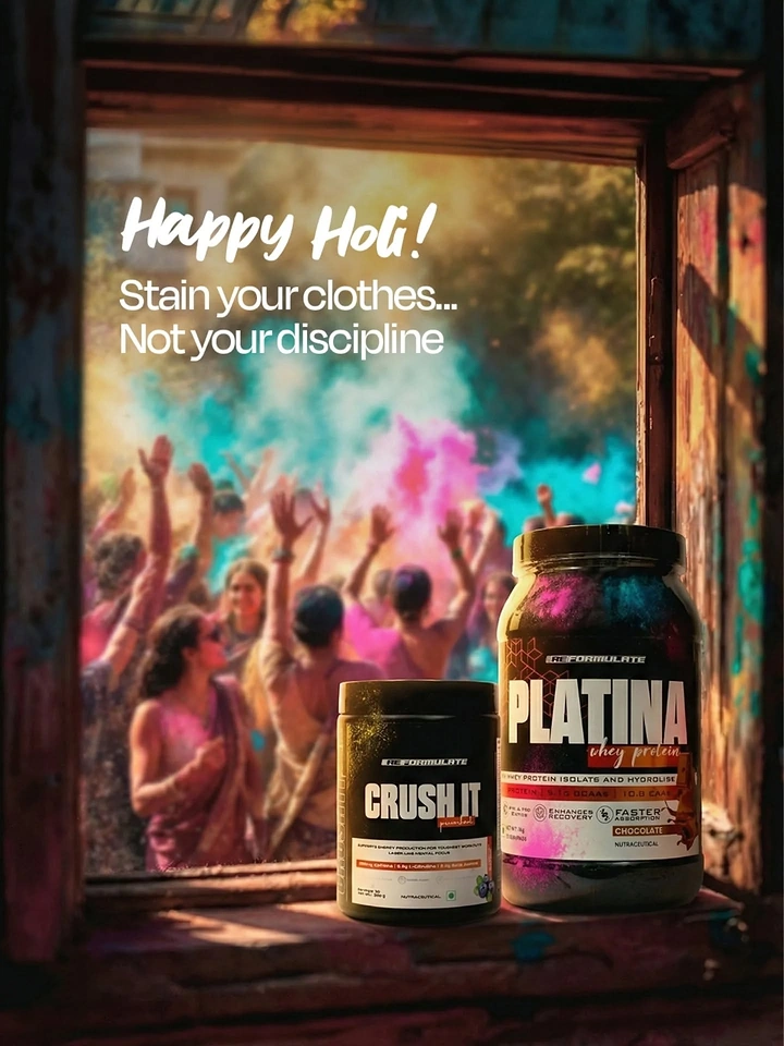 Holi creative ad: Witty 'stain clothes not discipline' supplement copy