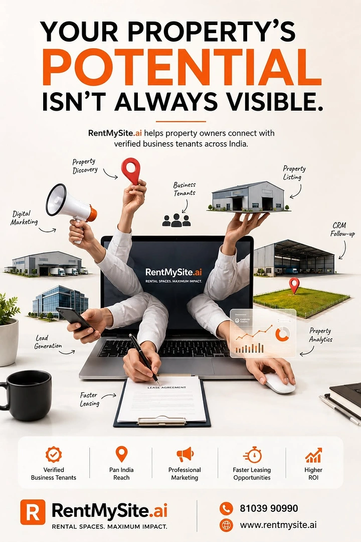 Property Management creative ad: Magnifying-glass potential discovery metaphor