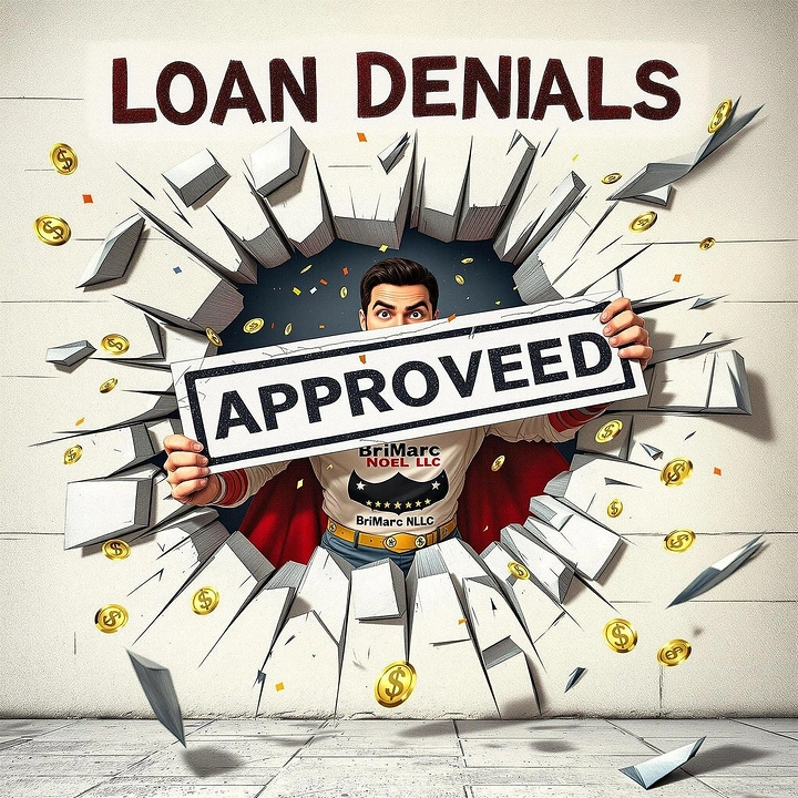 Personal & Business Loans creative ad: Approval breaks through denial wall