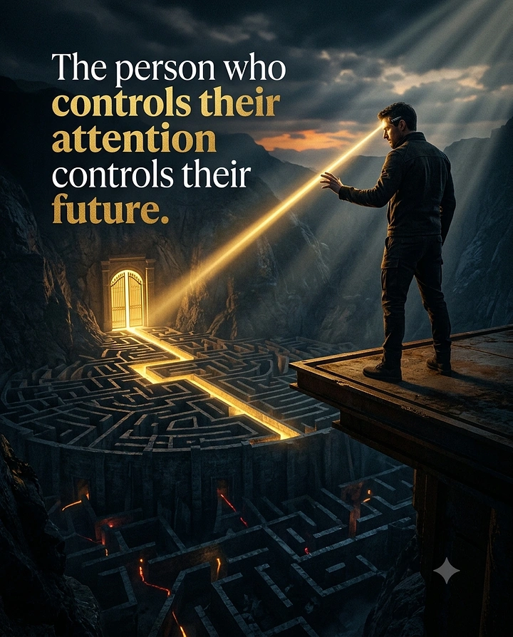 Life & Business Coaches creative ad: Attention beam unlocks a future path