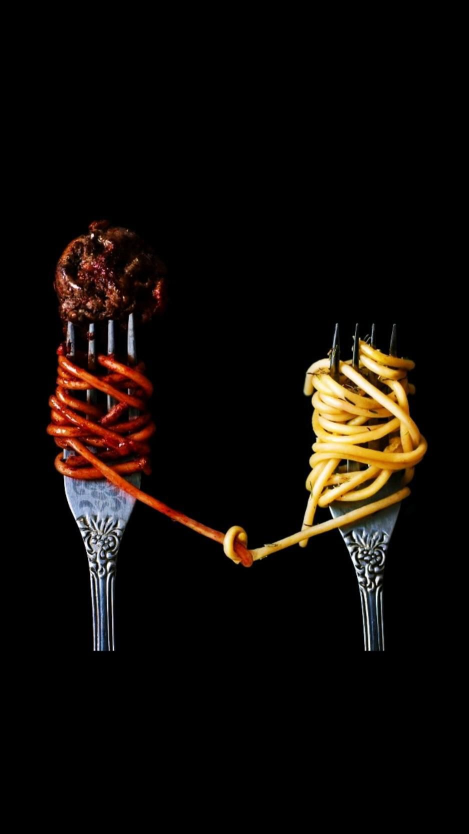 Story: Intertwined spaghetti creates a clever connection metaphor