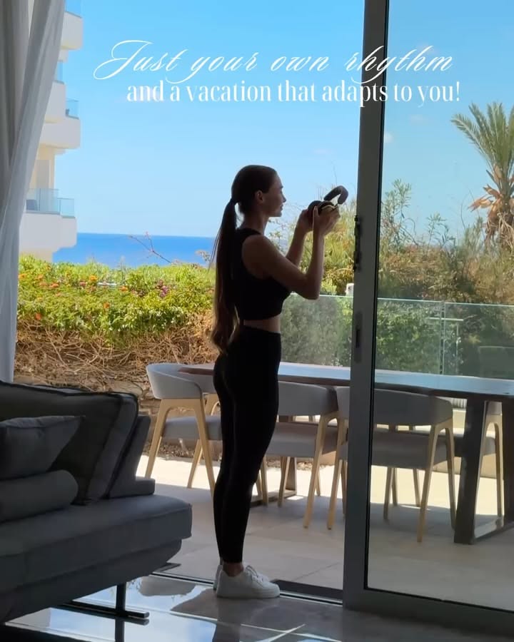 Instagram post: Witty copy positions villa against hotels, slide 6