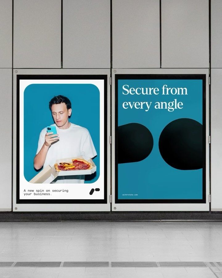 Instagram post: Circular forms visualize security from every angle