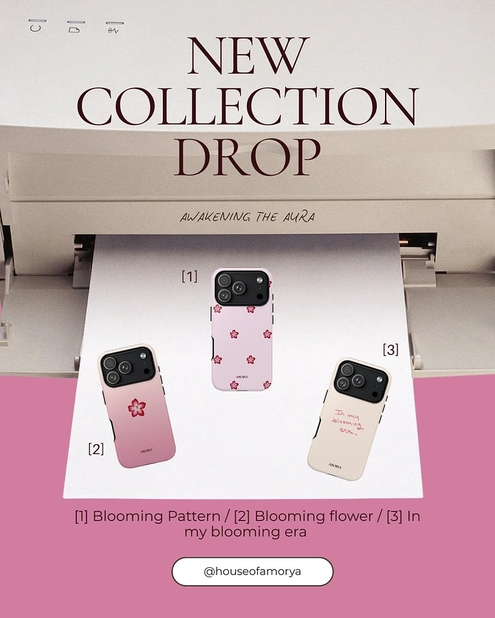 Phone Cases & Mobile Accessories creative ad: Gallery-style collection drop creates strong presentation