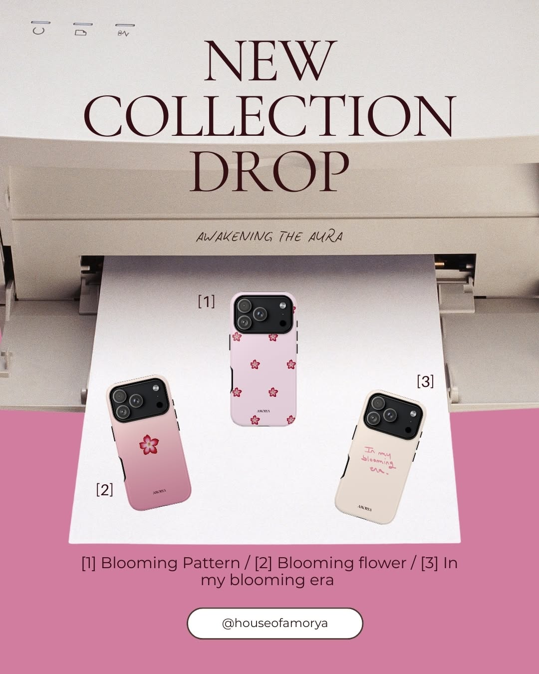 Instagram post: Gallery-style collection drop creates strong presentation