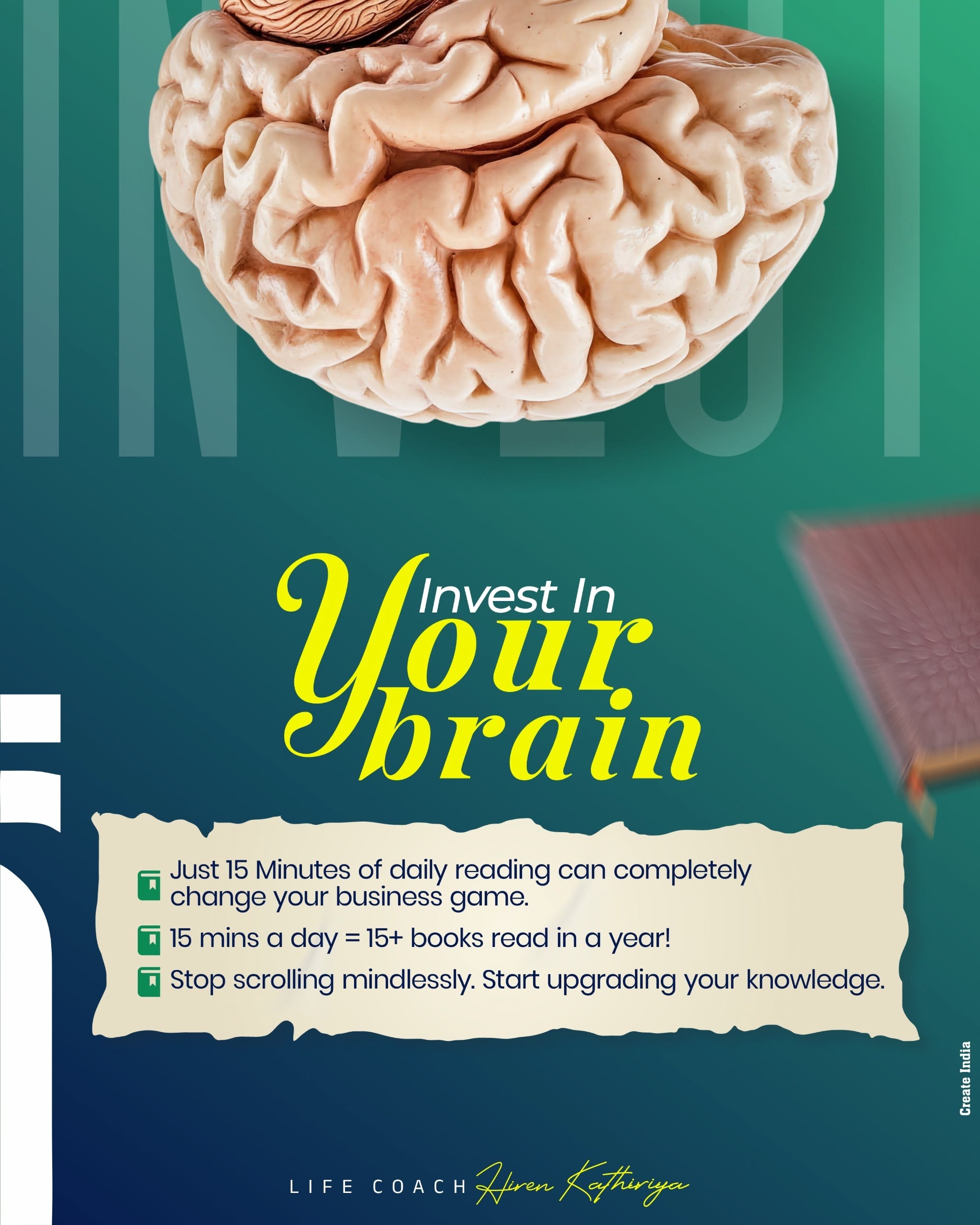 Instagram post: Brain becomes the featured investment product